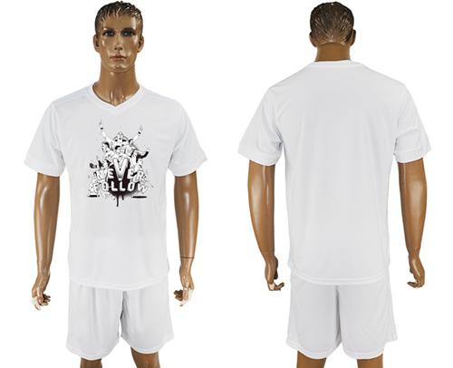 Manchester United Blank White Soccer Club T-Shirt
